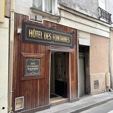 Hotel Des Fontaines Paris Eksteriør bilde