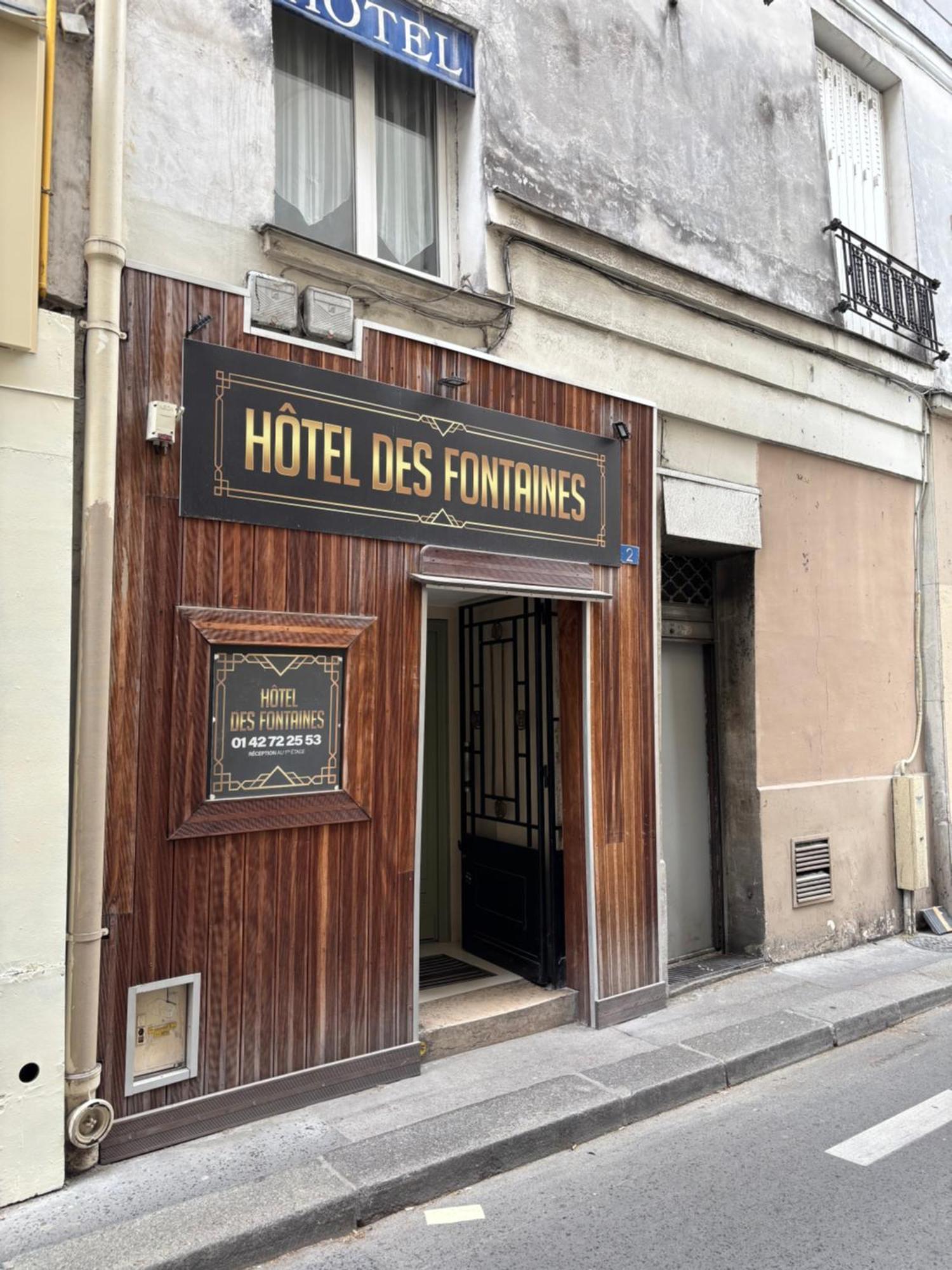 Hotel Des Fontaines Paris Eksteriør bilde